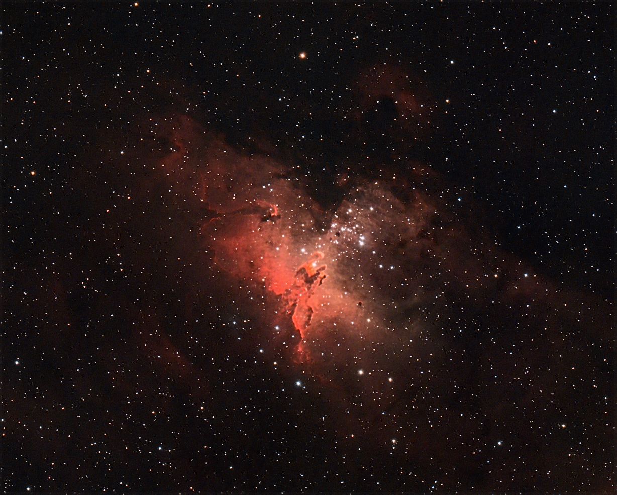 m16 seen using Celestron RASA 8 And ZWO ASI183MC