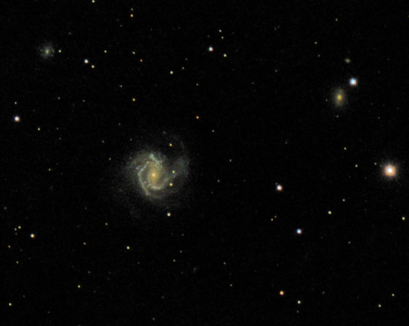 M61 on June 12, 2020 seen using Celestron RASA 8 and ZWO ASI183MC