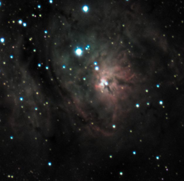 m8 seen using Celestron RASA 8 and ZWO ASI183MC