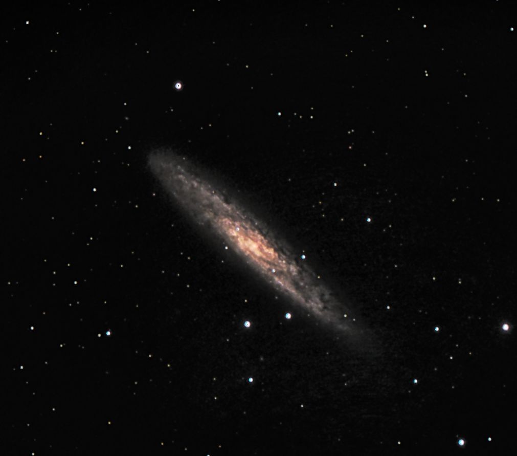 ngc253 seen using Celestron RASA 8 and ZWO ASI183MC