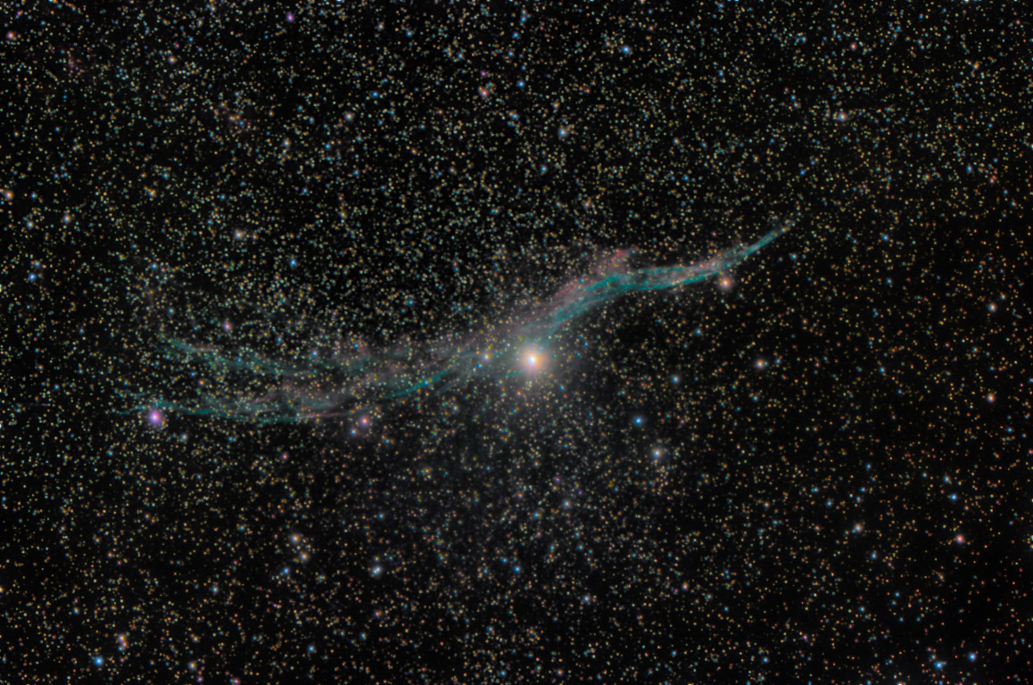 ngc6960 seen using Celestron RASA 8 and ZWO ASI183MC