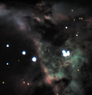 m42+m43+ngc1973+ngc1981 seen using Celestron RASA 8 and ZWO ASI183MC